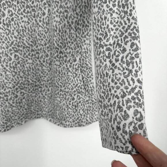 Nic‎ + Zoe leopard print Long sleeve top size Small - Picture 3 of 5